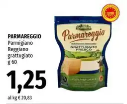 Famila Superstore PARMAREGGIO Parmigiano Reggiano grattugiato offerta