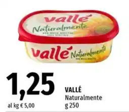 Famila Superstore VALLÉ Naturalmente offerta