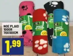 Risparmio Casa NOE PLAID 100GR 70х100см offerta