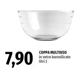 Famila Superstore COPPA MULTIUSO in vetro borosilicato offerta