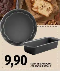 Famila Superstore Set di 2 stampi dolce con scatola regalo offerta