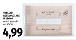Famila Superstore Vassoio rettangolare in legno offerta