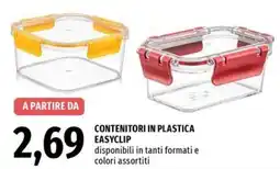 Famila Superstore Contenitori in plastica easyclip offerta