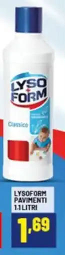 Risparmio Casa Lysoform pavimenti offerta