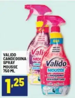 Risparmio Casa Valido candeggina spray mousse offerta