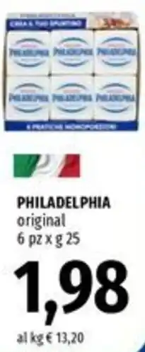 Famila Superstore PHILADELPHIA original 6 pz offerta