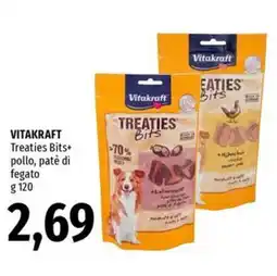 Famila Superstore VITAKRAFT Treaties Bits+ pollo, patè di fegato offerta