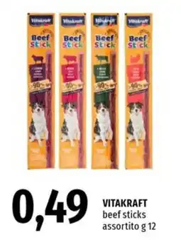 Famila Superstore VITAKRAFT beef sticks offerta