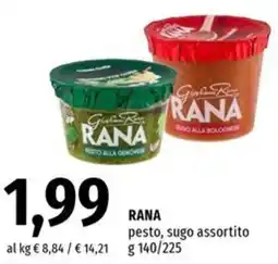 Famila Superstore RANA pesto, sugo assortito offerta