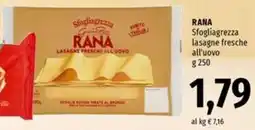 Famila Superstore RANA Sfogliagrezza lasagne fresche all'uovo offerta