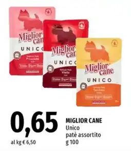 Famila Superstore MIGLIOR CANE Unico patè offerta