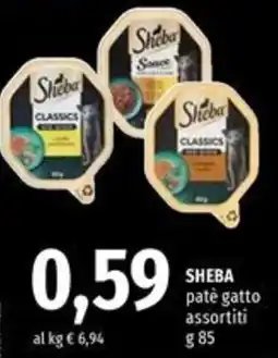 Famila Superstore SHEBA patè gatto offerta