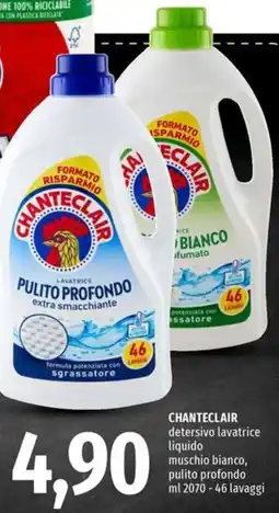 Famila Superstore CHANTECLAIR detersivo lavatrice liquido muschio bianco, pulito profondo offerta