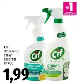 Famila Superstore CIF detergenti spray offerta