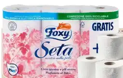 Famila Superstore FOXY carta igienica Seta 2 veli decorata offerta
