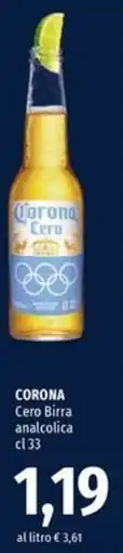 Famila Superstore CORONA Cero Birra analcolica offerta