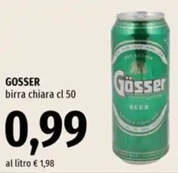 Famila Superstore GOSSER birra chiara offerta