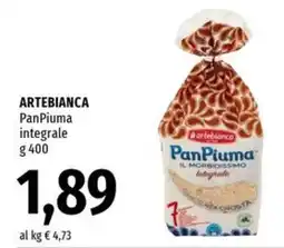 Famila Superstore ARTEBIANCA PanPiuma integrale offerta