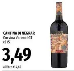 Famila Superstore CANTINA DI NEGRAR Corvina Verona IGT offerta