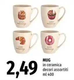 Famila Superstore Mug in ceramica decori assortiti offerta