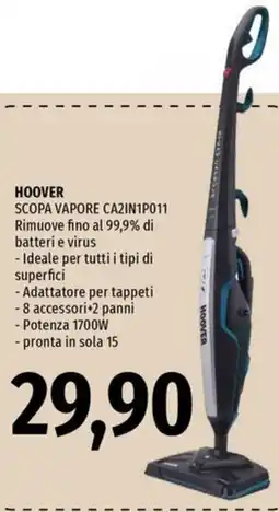 Famila Superstore HOOVER SCOPA VAPORE CA2IN1P011 offerta