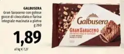 Famila Superstore GALBUSERA Gran Saraceno con golose gocce di cioccolato e farina integrale macinata a pietra offerta