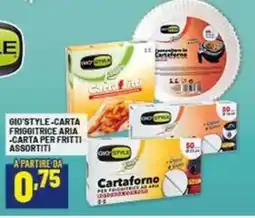 Risparmio Casa Gio'style -carta friggitrice aria offerta