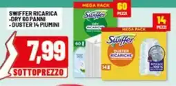 Risparmio Casa Swiffer ricarica -dry 60 panni -duster 14 piumini offerta