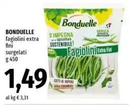 Famila Superstore BONDUELLE fagiolini extra fini surgelati offerta