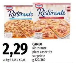 Famila Superstore CAMEO Ristorante pizze assortite surgelate offerta