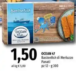 Famila Superstore OCEAN 47 Bastonfish di Merluzzo Panati offerta