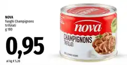 Famila Superstore NOVA funghi Champignons trifolati offerta
