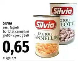 Famila Superstore SILVIA ceci, fagioli borlotti, cannellini offerta