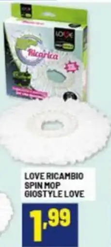 Risparmio Casa Love ricambio spin mop giostyle love offerta