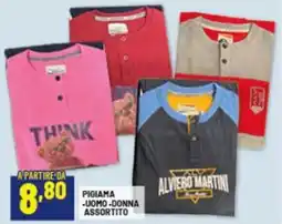 Risparmio Casa Pigiama uomo-donna offerta