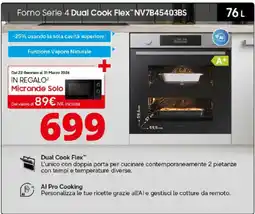 Comet SAMSUNG Forno Serie 4 Dual Cook Flex NV7B45403BS offerta