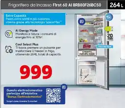 Comet SAMSUNG Frigorifero da incasso First 60 AI BRB80F26BCS0 offerta