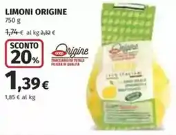 Coop Limoni origine offerta