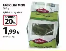 Coop Fagiolini medi offerta