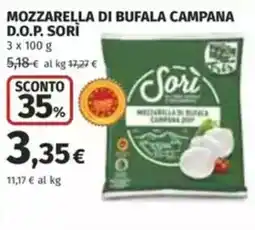 Coop Mozzarella di bufala campana d.o.p. SORÌ offerta