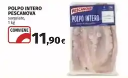 Coop Polpo intero PESCANOVA surgelato offerta
