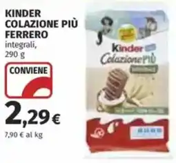 Coop Kinder colazione più ferrero offerta