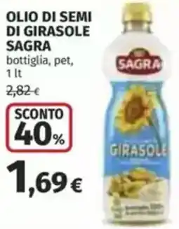 Coop Olio di semi di girasole SAGRA offerta