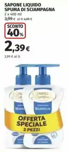 Coop Sapone liquido SPUMA DI SCIAMPAGNA offerta