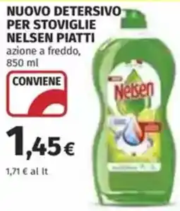 Coop Nuovo detersivo per stoviglie nelsen piatti offerta