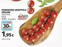 Coop Pomodoro grappolo origine COOP offerta