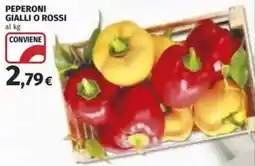 Coop Peperoni gialli o rossi offerta