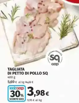 Coop Tagliata di petto di pollo sq offerta