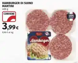 Coop Hamburger di suino MARTINI offerta