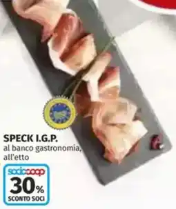 Coop Speck i.g.p. offerta